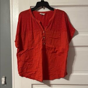 Lucky Brand Scarlet Button-Up Blouse